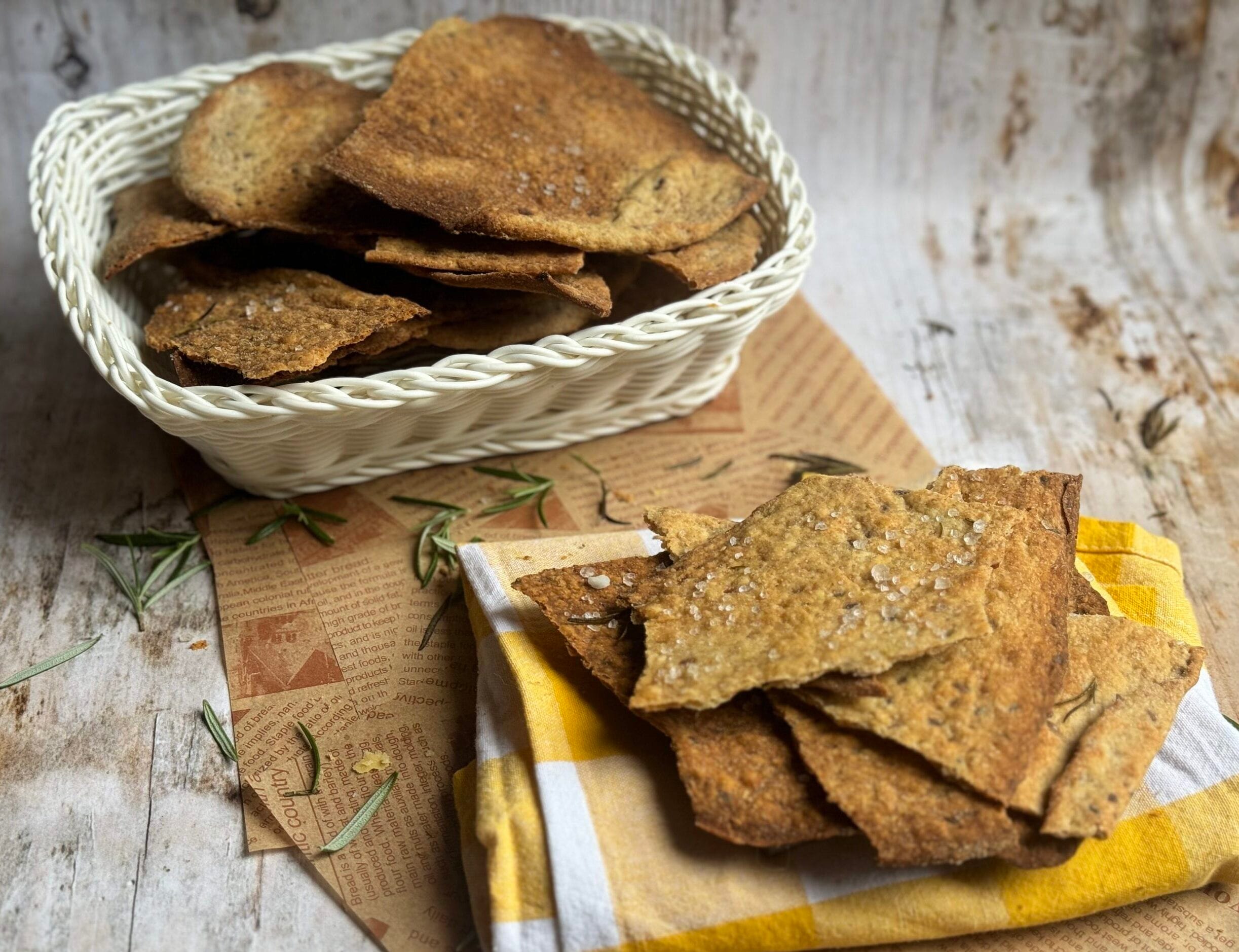 Crocrante de cereais e alecrim