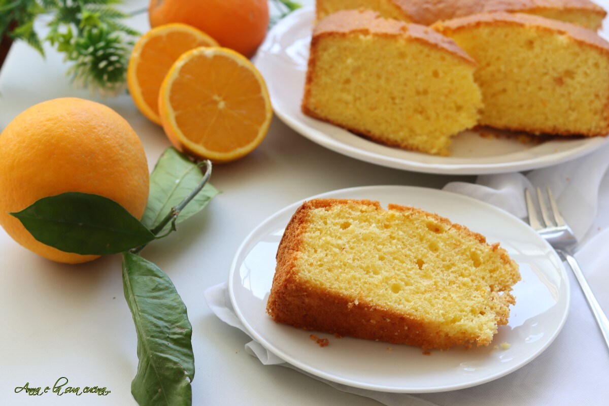 Bolo de laranja fofo e perfumado