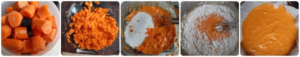 Bolo simples de cenoura sem amêndoas
