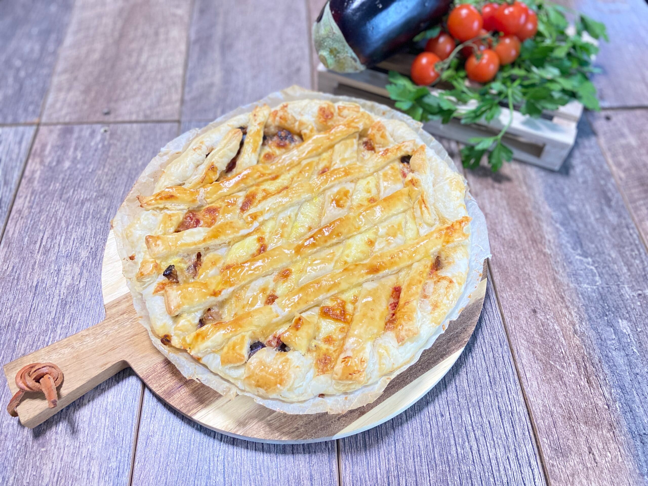 Torta salgada à parmegiana