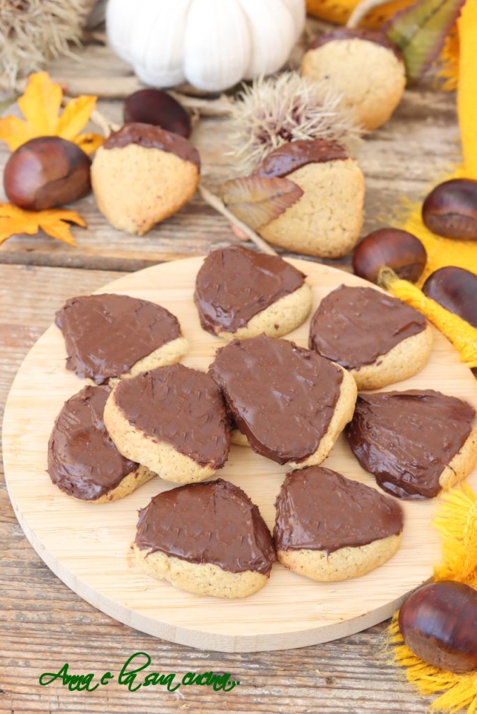castagnotti biscoitos cobertos de chocolate