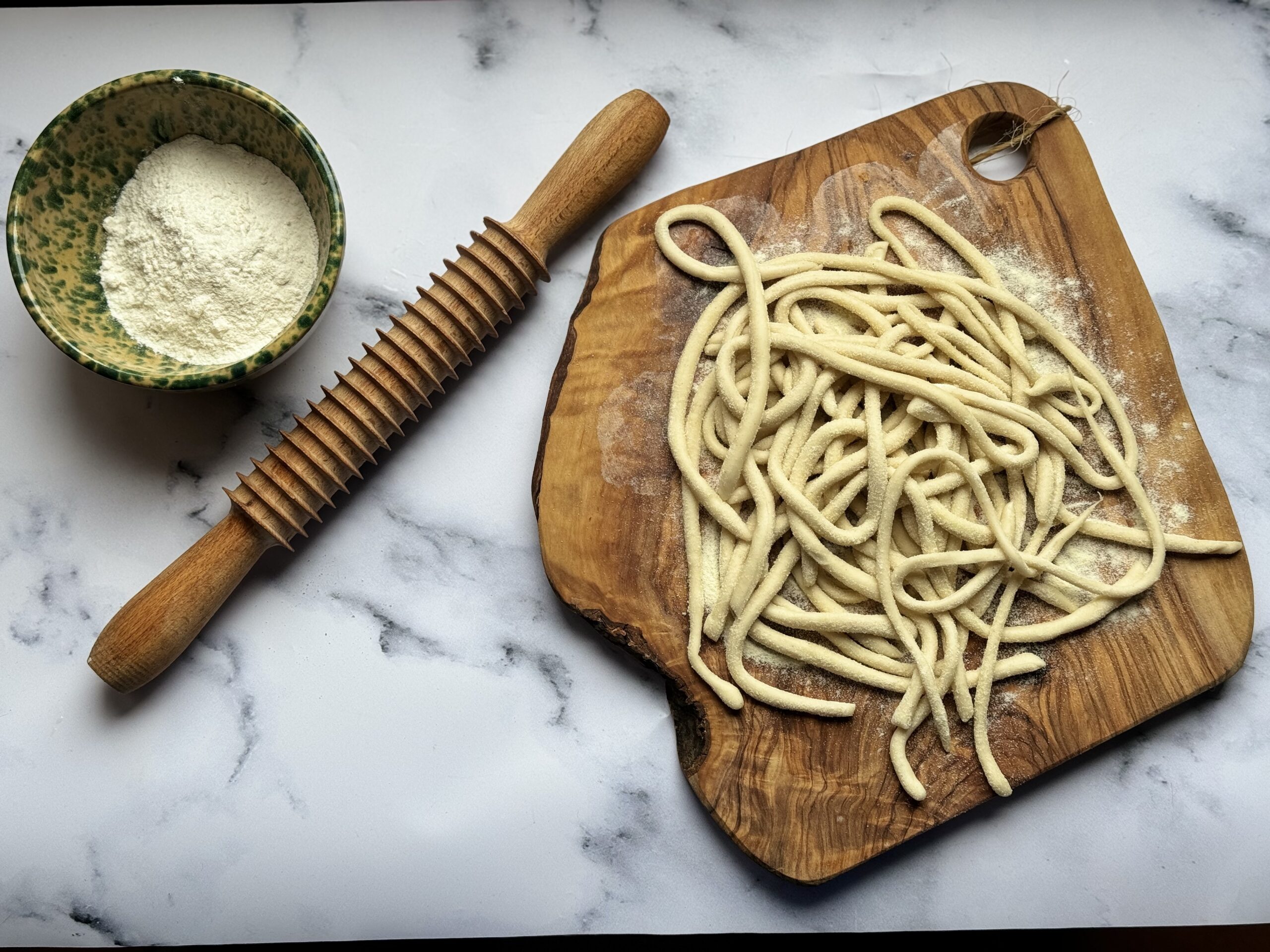 Pici toscani feitos em casa