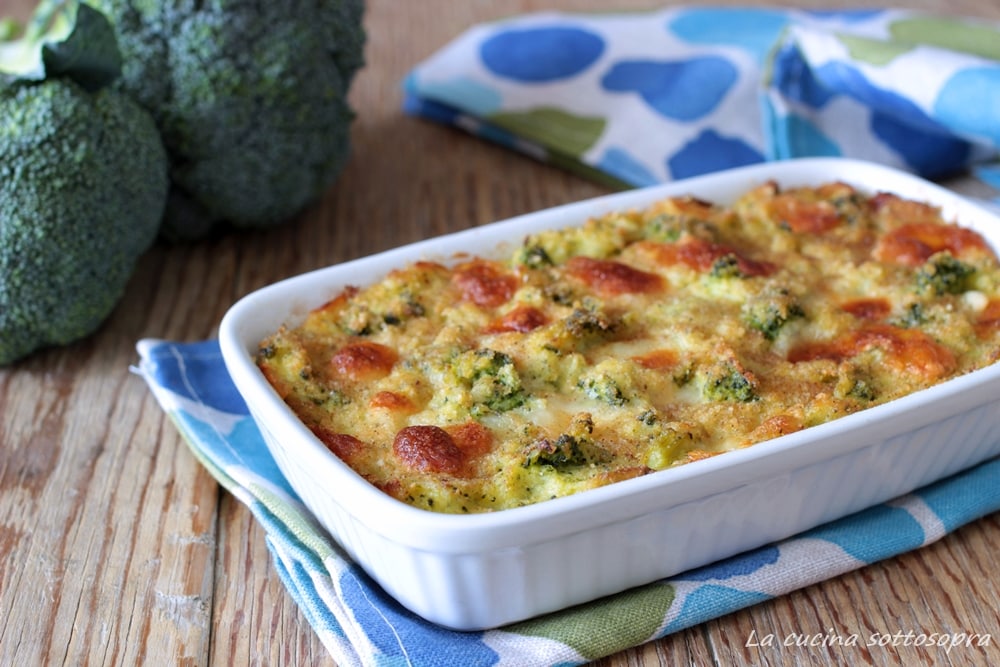 Sformato de batatas e brócolis