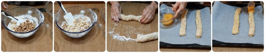 Tozzetti com nozes receita simples com uma única cozedura