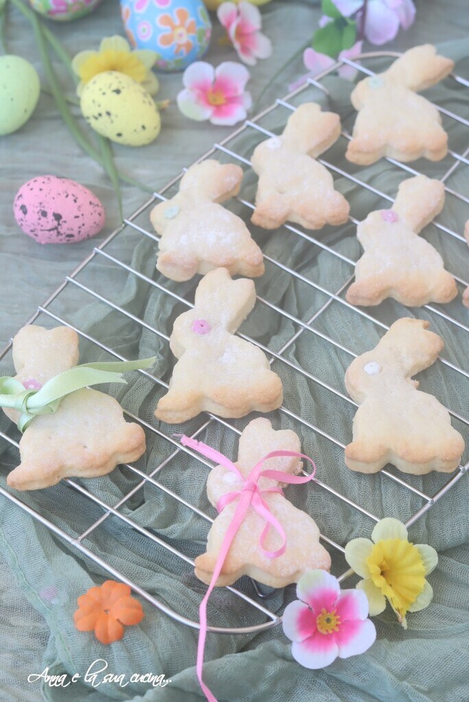 Biscoitos coelhinhos da Páscoa