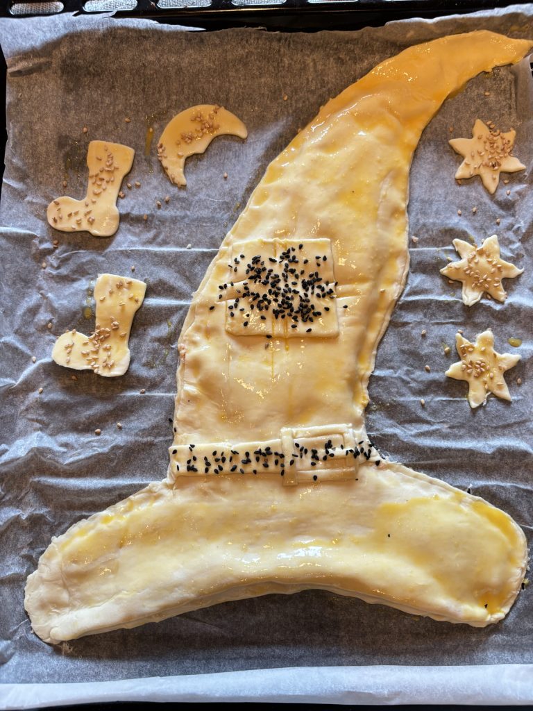 Chapéu da Befana com presunto