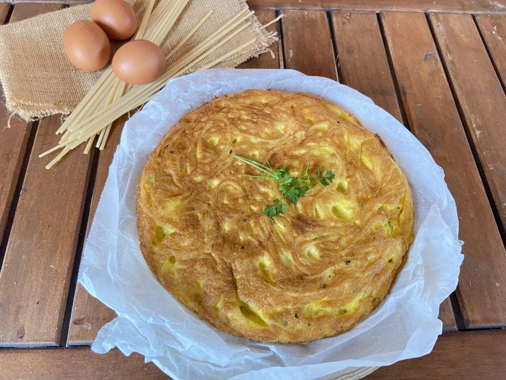 Frittata de Espaguete