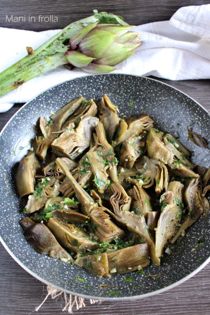 Alcachofras Salteadas