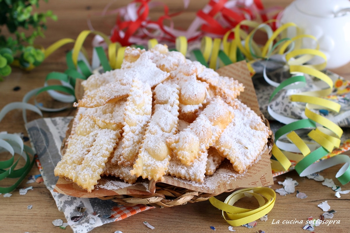 Chiacchiere de Carnaval com Bolhas