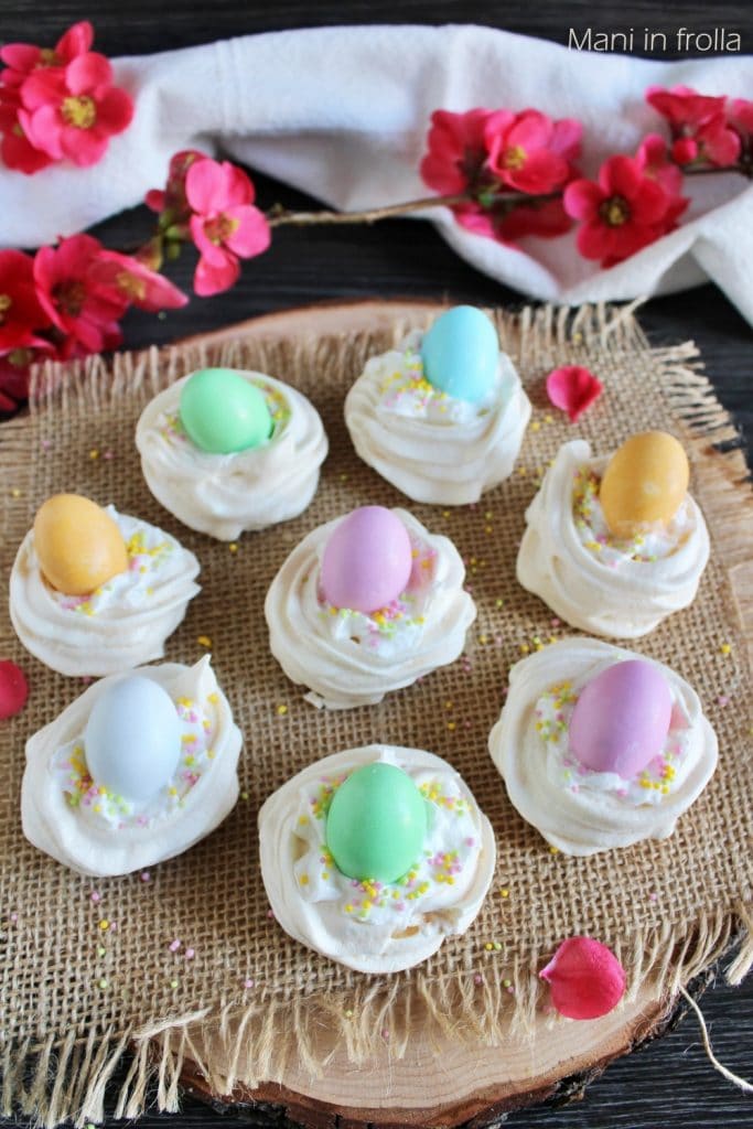 Ninhos de Merengue com Ovinhos