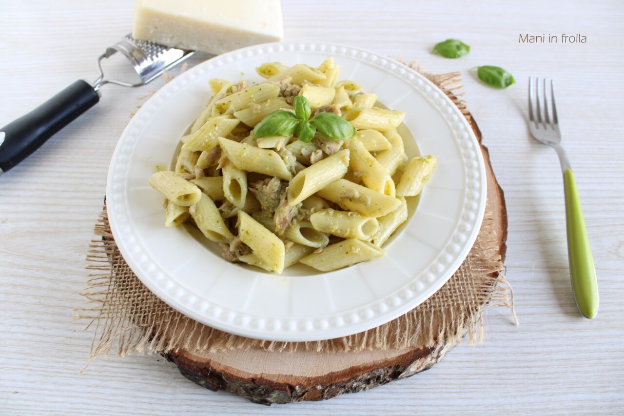Macarrão ao Pesto com Atum