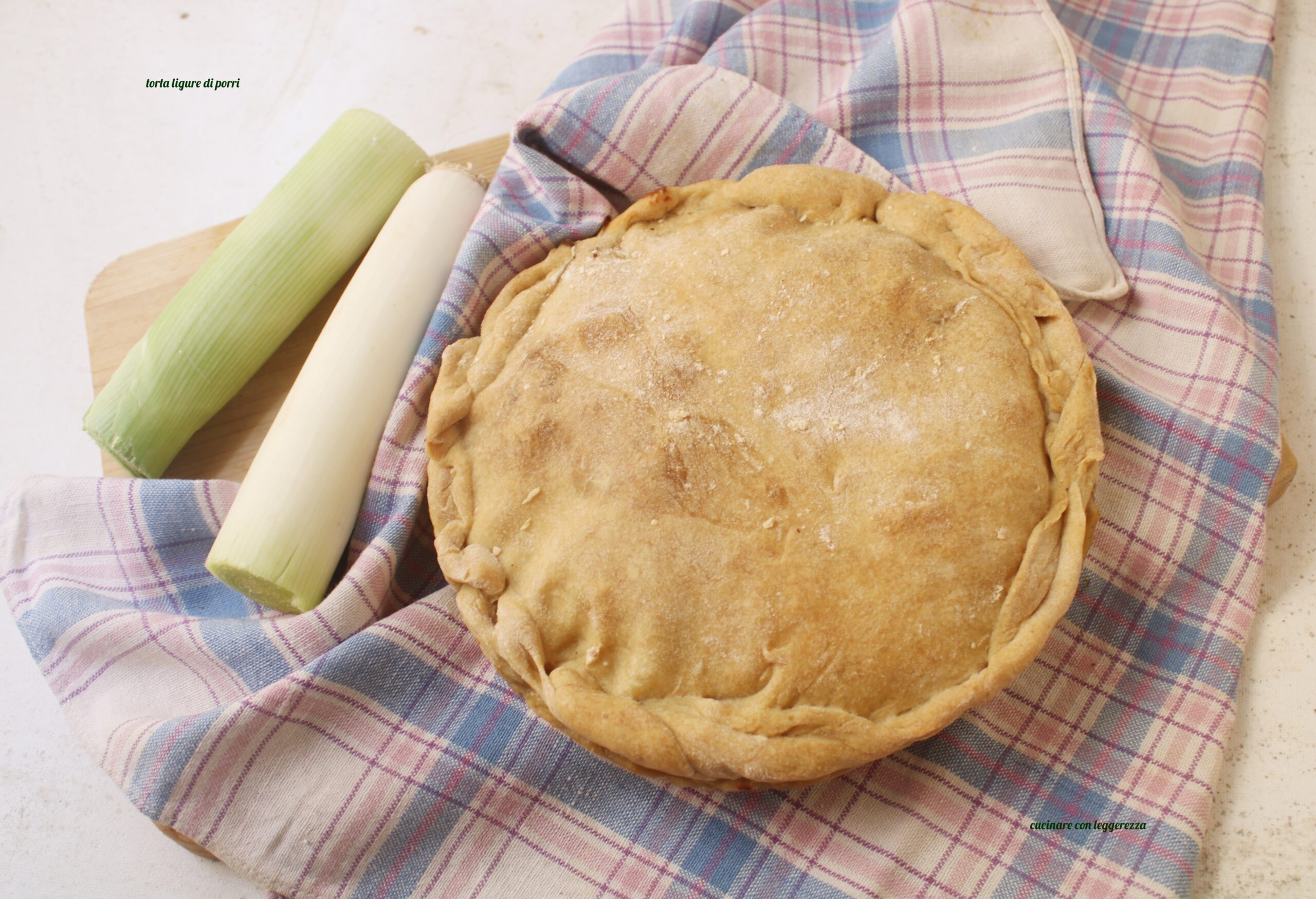 Torta de alho-poró ligure