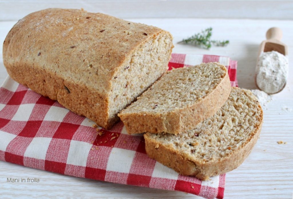 Pão de forma com farinha multigrãos