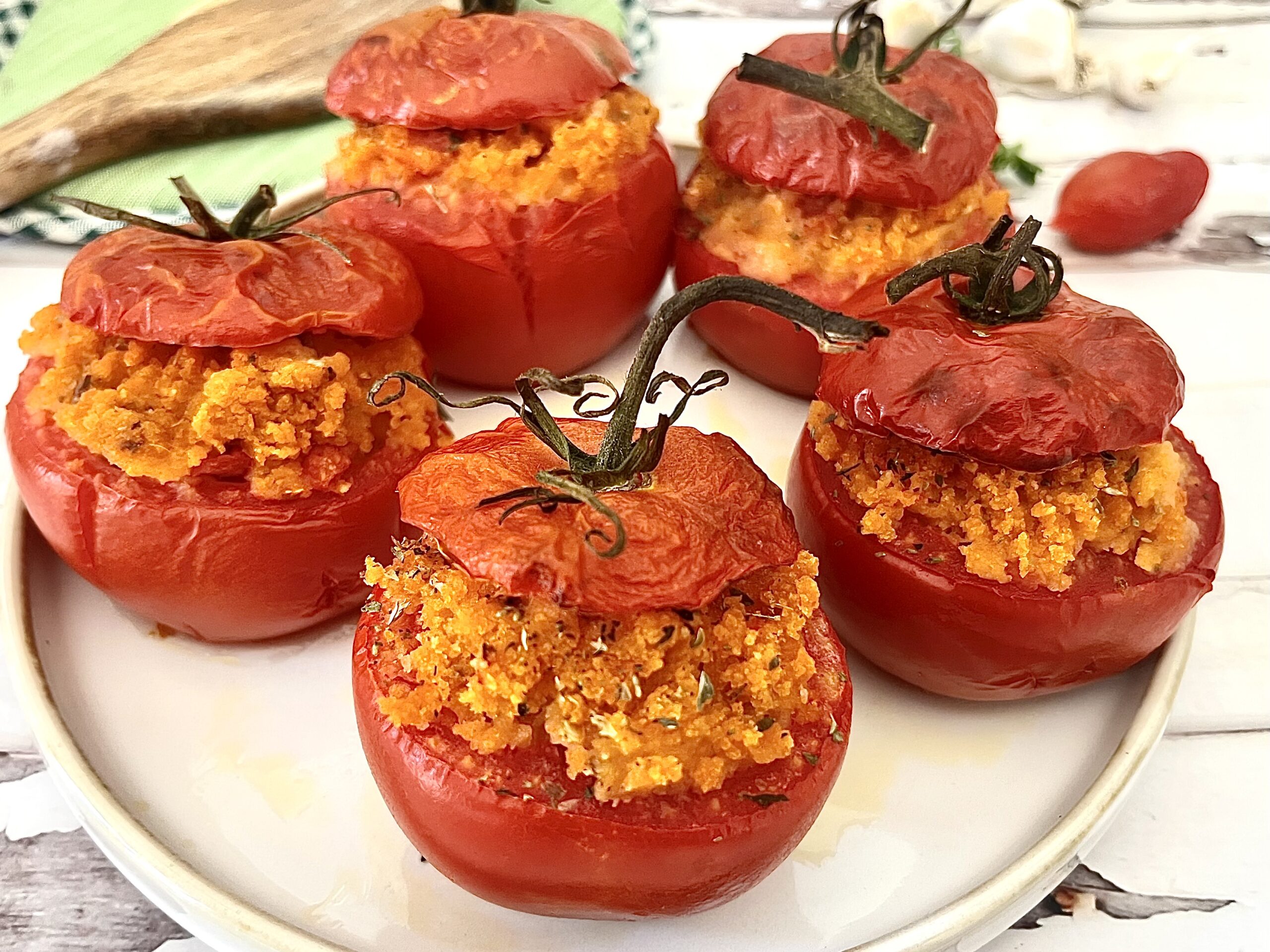 Tomates Recheados Gratinados