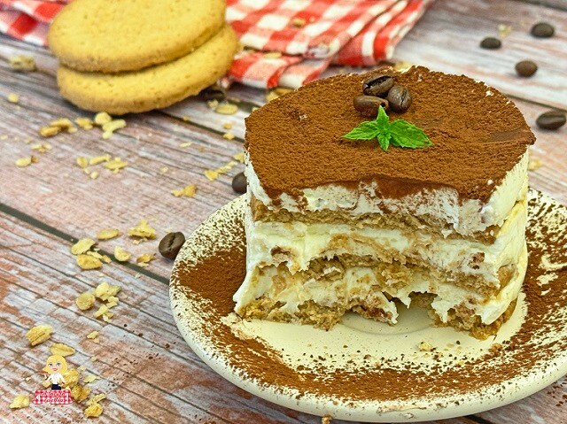 BISCOITO – MISU’ falso Tiramisù com Digestive e Iogurte Grego