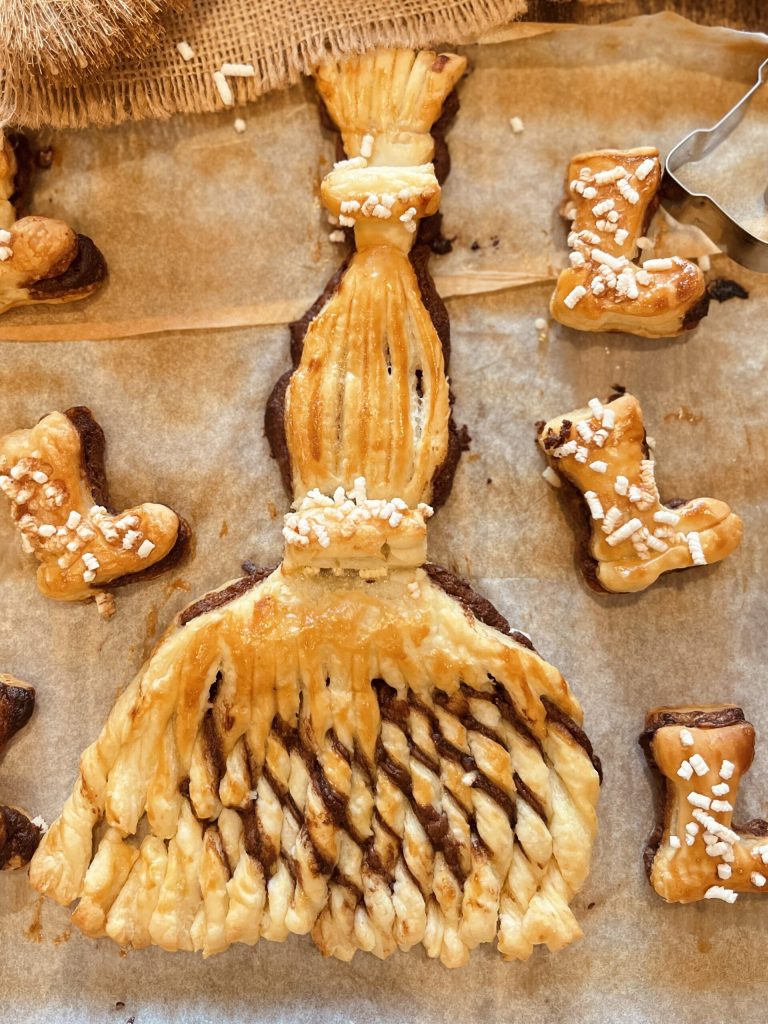 Vassoura da Befana com Nutella