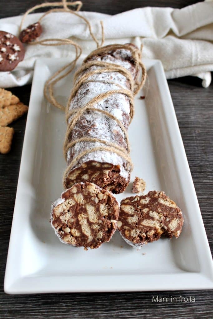 Salame de chocolate sem ovos