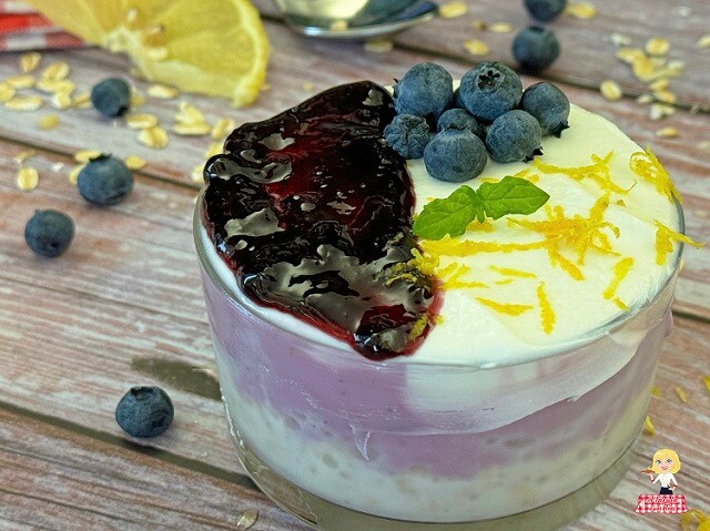PORRIDGE DE MIRTO E LIMÃO