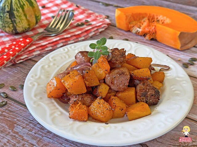 ABÓBORA E LINGUIÇA segundo rápido e saboroso
