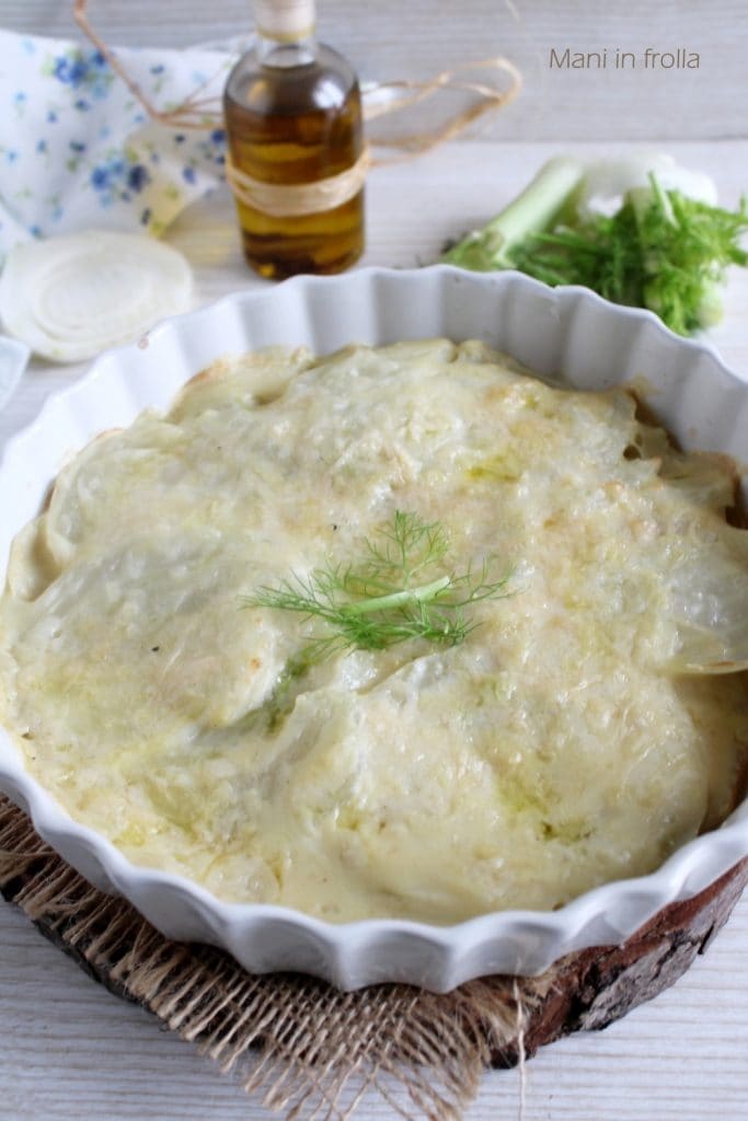 Funcho cremoso ao forno