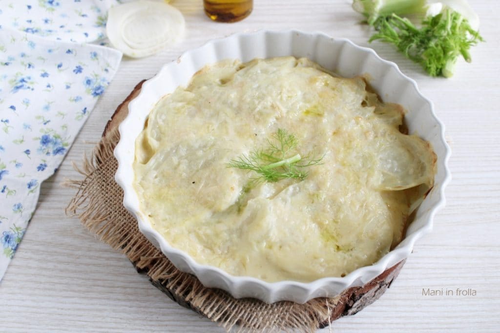 Funcho cremoso ao forno