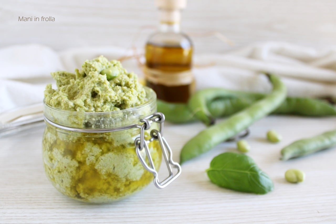 Pesto de favas