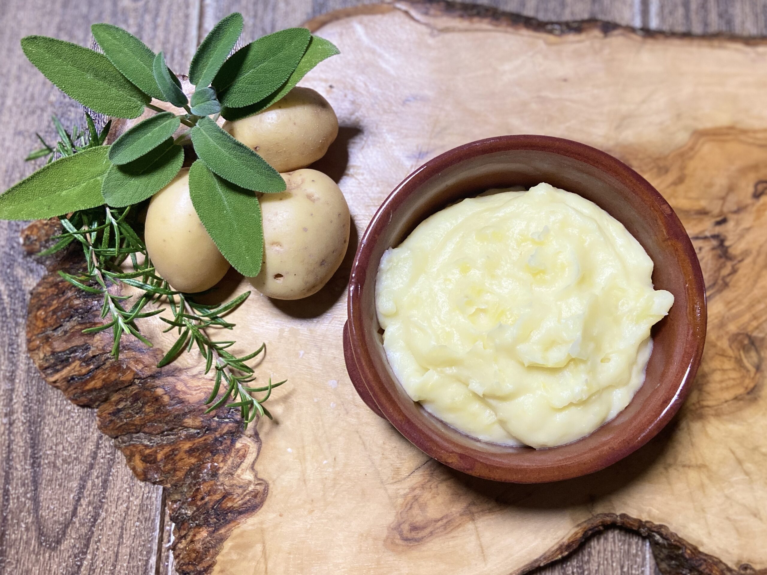 Purê de batatas rápido com o Bimby