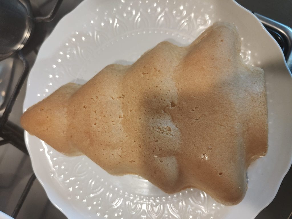 Bolo de Natal em Forma de Árvore