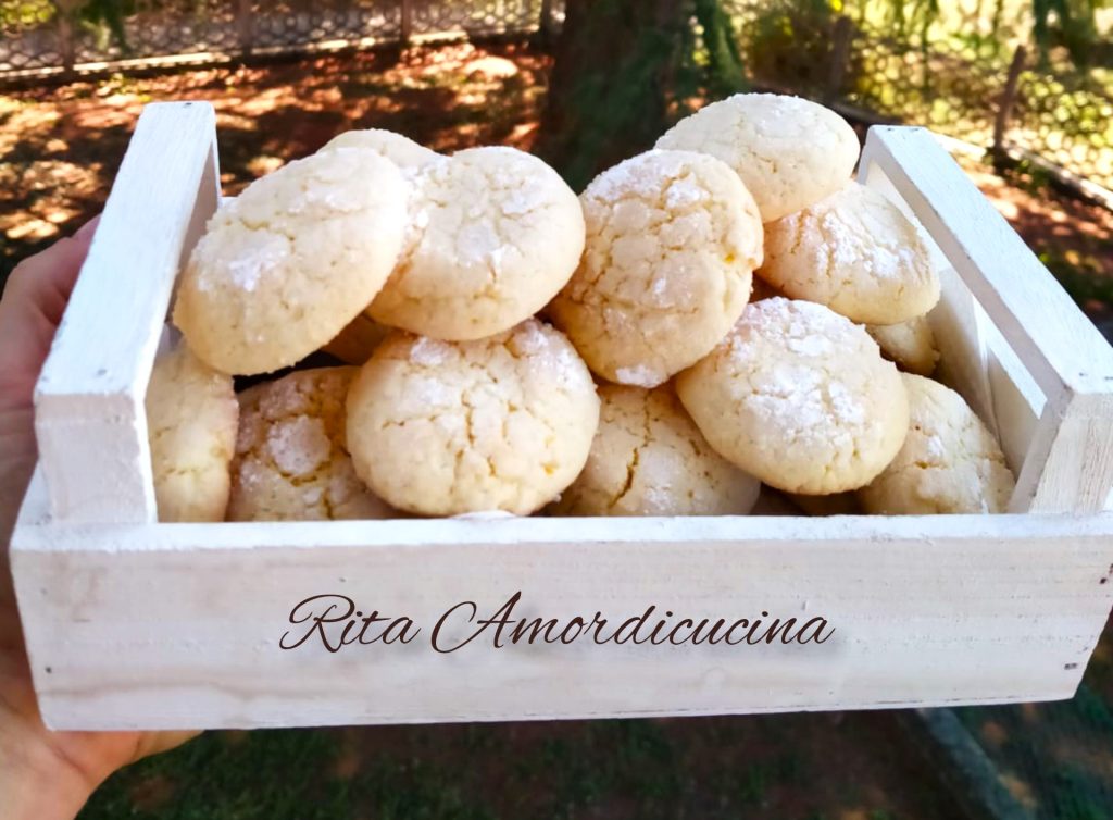 Biscoitos de limão para molhar