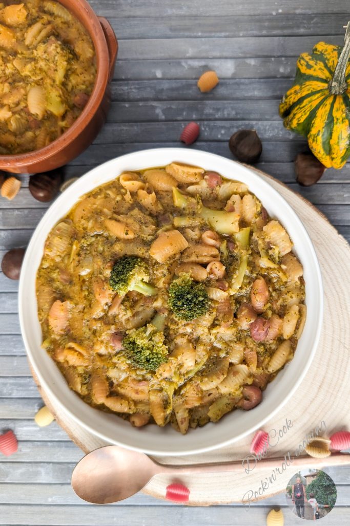 Macarrão com brócolis e feijão: um prato completo e saboroso