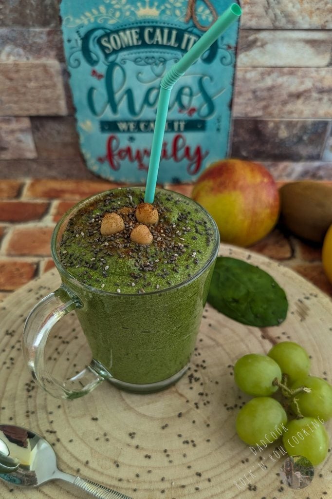 Smoothie: batida energizante com grão-de-bico e espinafre