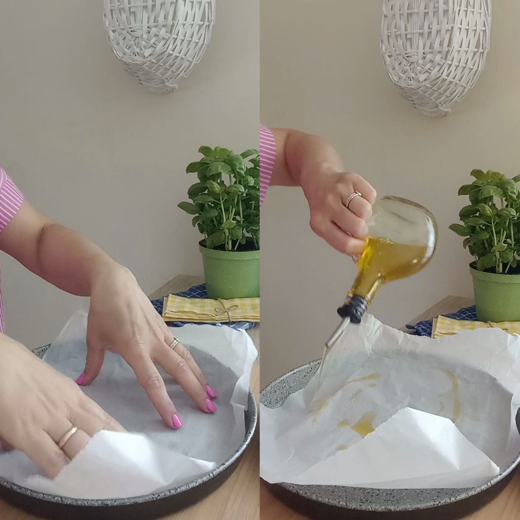 Torta salgada com abobrinhas e tomatinhos