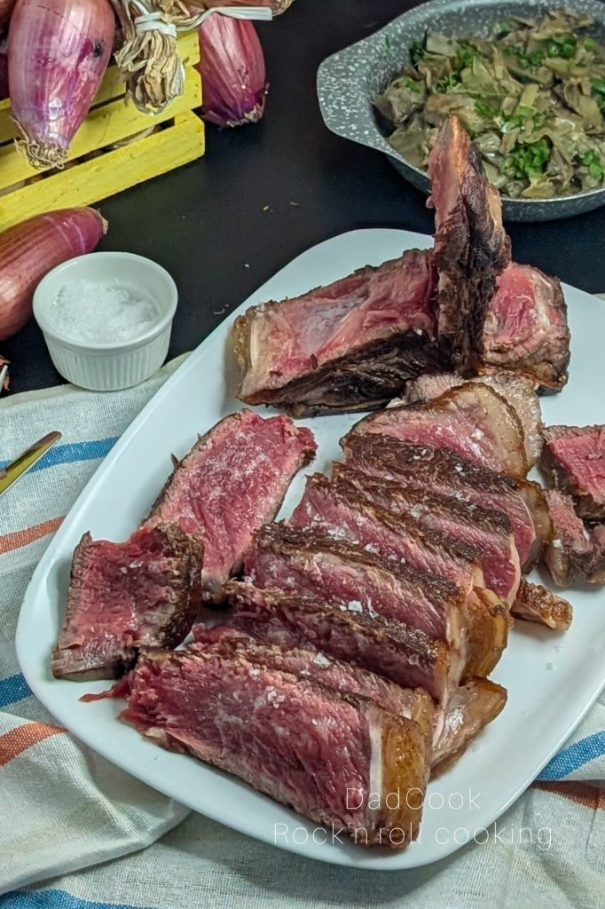 Bisteca à Fiorentina (T-bone) de Simmental Bávara: cozimento perfeito no fogão!