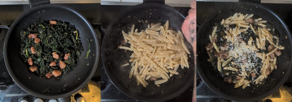 Pasta com Couve Galega e Linguiça: Receita Saborosa de Inverno