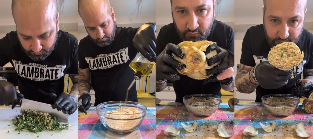 Alcachofras à Romana: receita saborosa com crosta deliciosa.