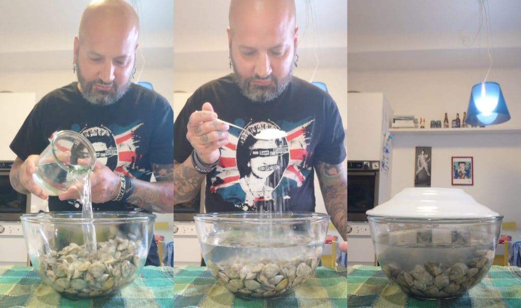 Espaguete com Vôngole e Tomatinhos