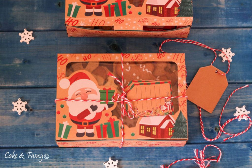 Biscoitos de Natal ideia de presente