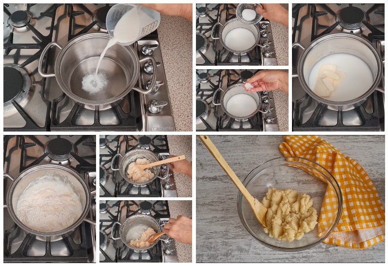 Preparação da Massa choux