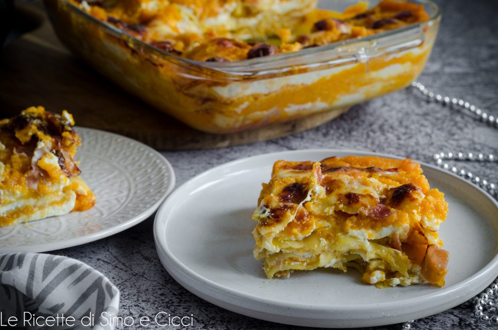 Lasanha de abóbora e ricota