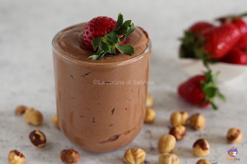 Mousse de creme de avelã