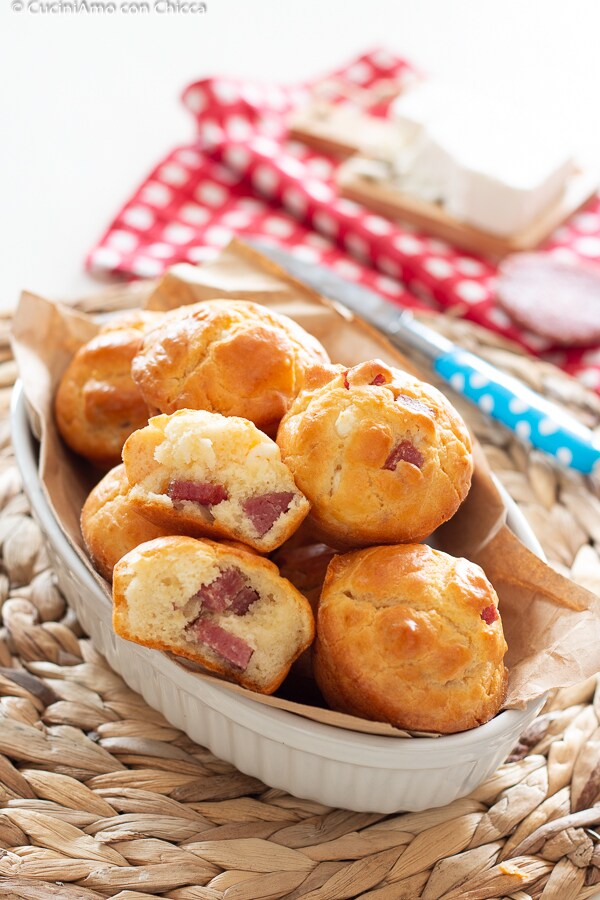 MUFFIN FETA E SALAME macios e irresistíveis