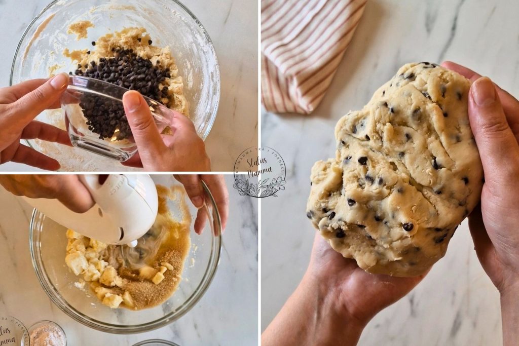 Massa de Biscoito com Iogurte e Gotas de Chocolate: para doces macios e deliciosos