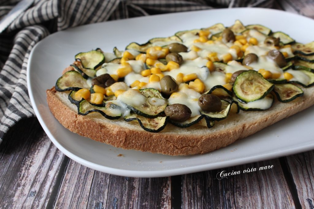Maxi bruschetta na fritadeira a ar Cozinha vista mar