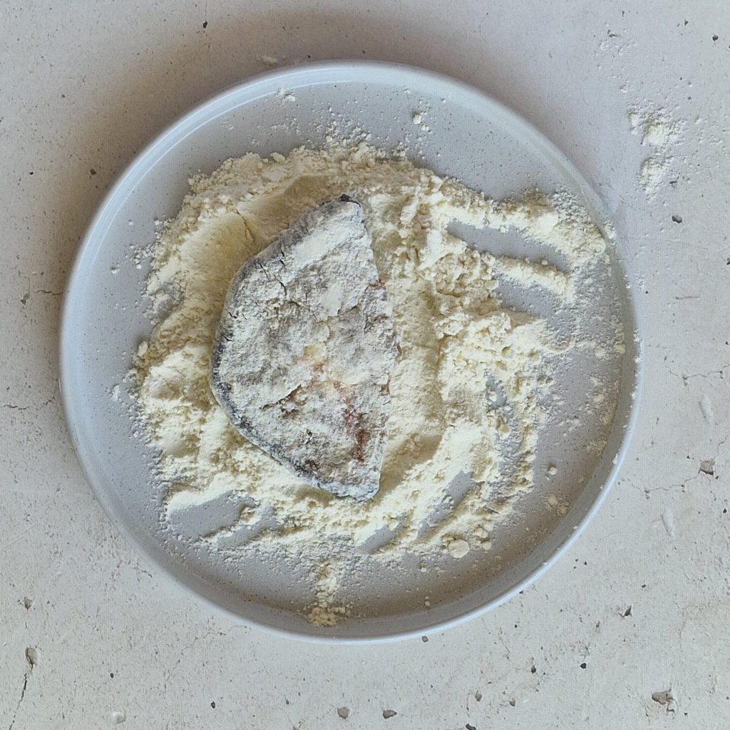 Meias-luas de berinjela