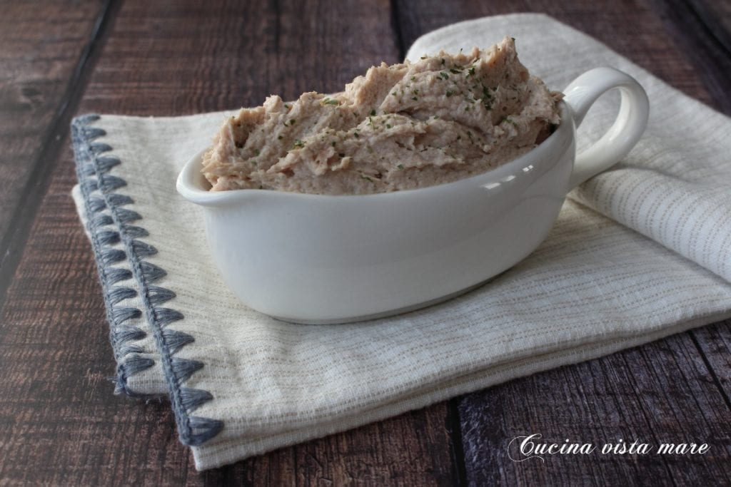 Mousse de atum Cozinha vista mar