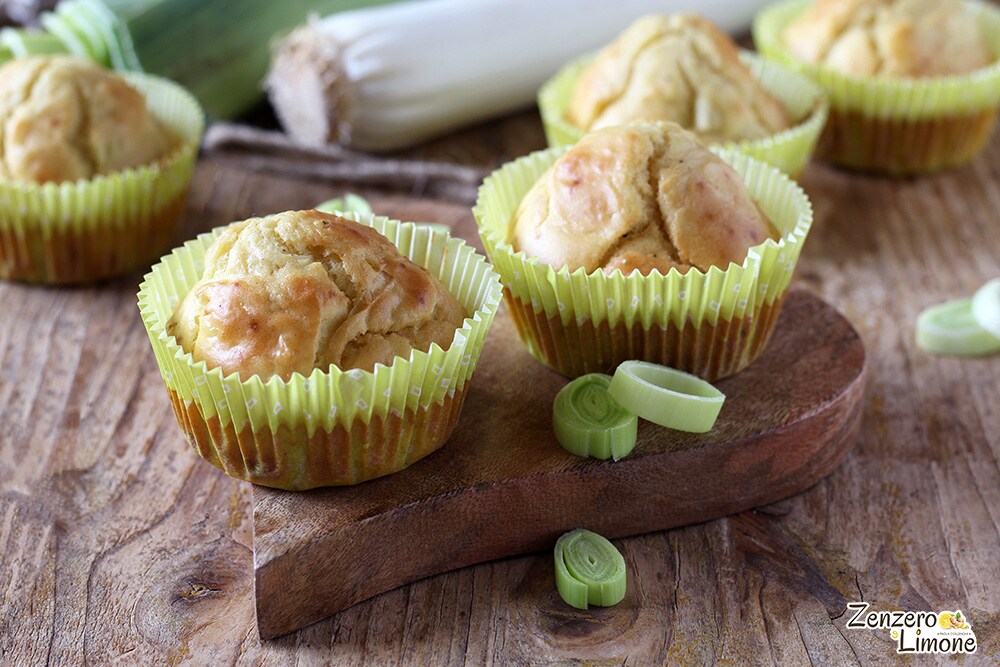Muffin de alho-poró