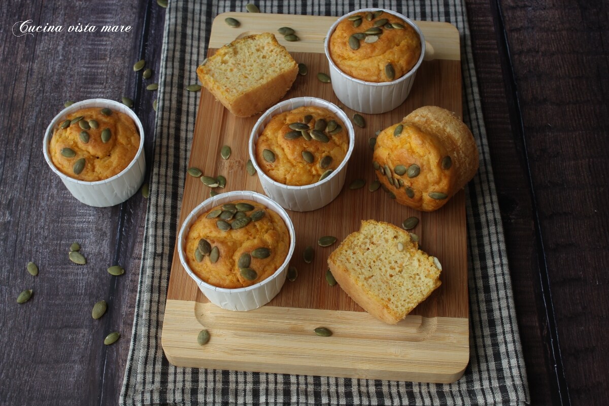 Muffin salgados de abóbora