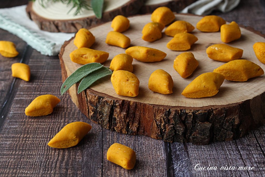 Nhoque de abóbora sem batatas Cozinha vista mar