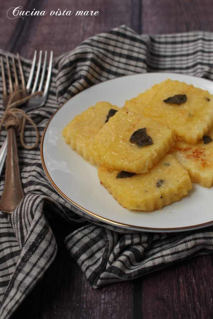 Nhoque de polenta à romana Cozinha vista mar