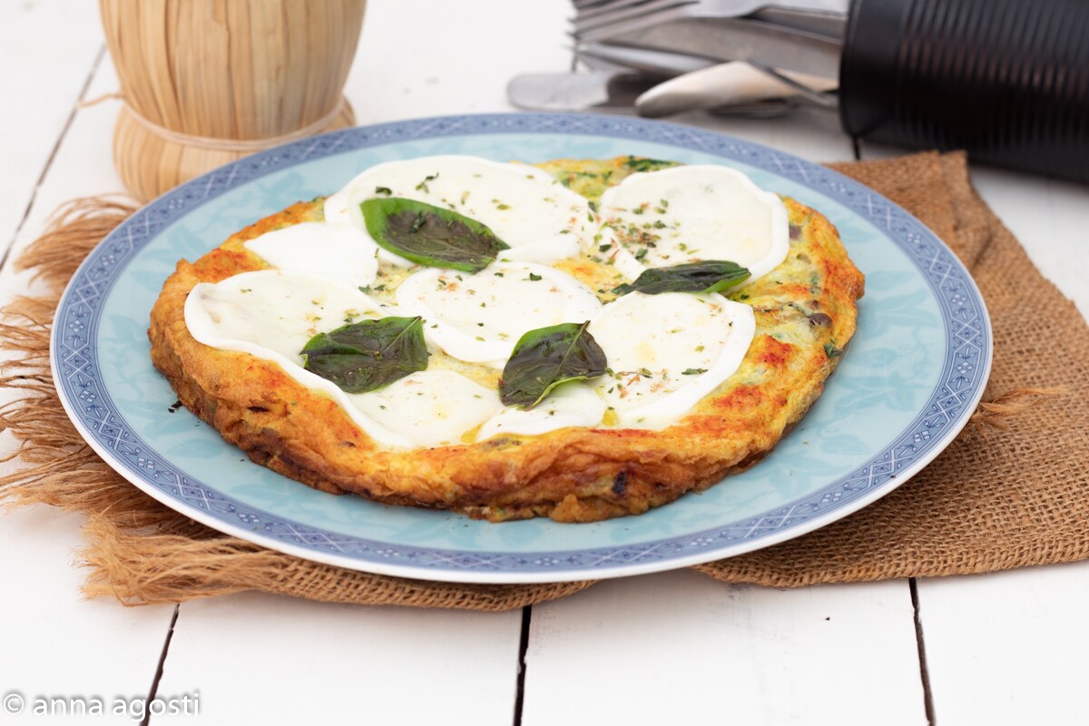 Omelete de Abobrinha e Batata